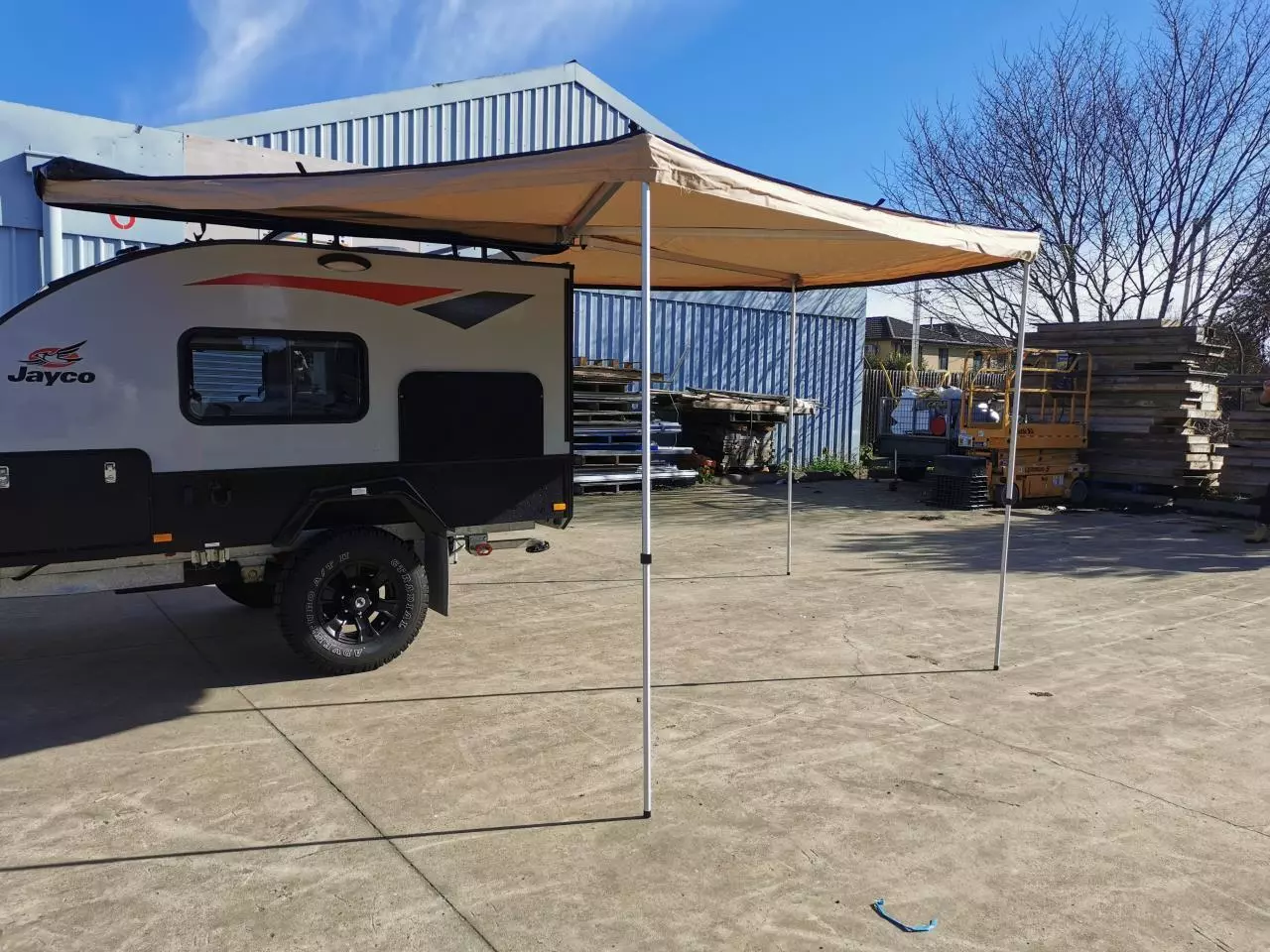 270° Side Awning Shelter Radius 2.5M